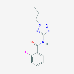molecular formula C11H12IN5O B426182 2-iodo-N-(2-propyl-2H-tetrazol-5-yl)benzamide 