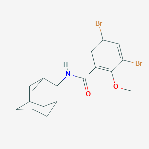 N-(2-adamantyl)-3,5-dibromo-2-methoxybenzamide
