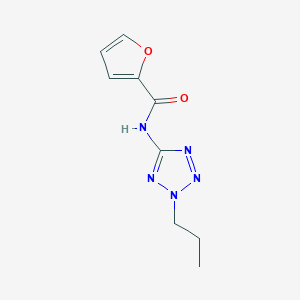 molecular formula C9H11N5O2 B426225 N-(2-propyltetrazol-5-yl)furan-2-carboxamide CAS No. 593241-52-2