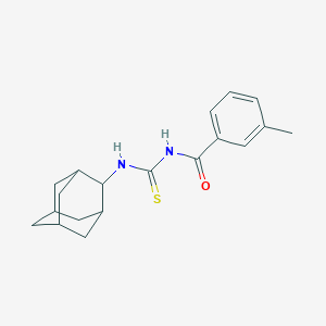 molecular formula C19H24N2OS B426236 N-(2-adamantyl)-N'-(3-methylbenzoyl)thiourea 