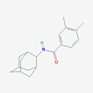 molecular formula C19H25NO B426288 N-(2-adamantyl)-3,4-dimethylbenzamide 