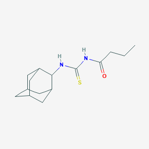 molecular formula C15H24N2OS B426297 N-(2-adamantyl)-N'-butyrylthiourea 