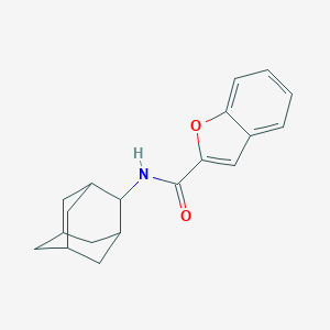 molecular formula C19H21NO2 B426303 N-(2-adamantyl)-1-benzofuran-2-carboxamide 