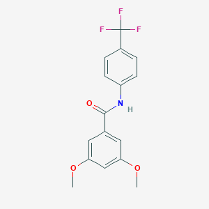 molecular formula C16H14F3NO3 B426317 3,5-dimethoxy-N-[4-(trifluoromethyl)phenyl]benzamide 