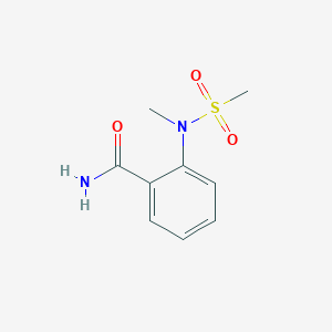 molecular formula C9H12N2O3S B426341 2-[Methyl(methylsulfonyl)amino]benzamide 