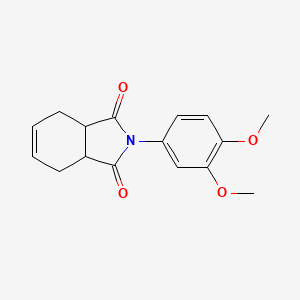 2-(3,4-dimethoxyphenyl)-3a,4,7,7a-tetrahydro-1H-isoindole-1,3(2H)-dione