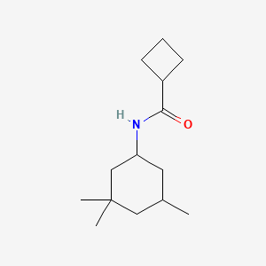 molecular formula C14H25NO B4263588 N-(3,3,5-trimethylcyclohexyl)cyclobutanecarboxamide 