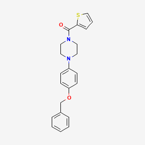 1-[4-(benzyloxy)phenyl]-4-(2-thienylcarbonyl)piperazine