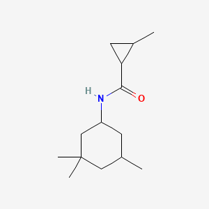molecular formula C14H25NO B4263813 2-methyl-N-(3,3,5-trimethylcyclohexyl)cyclopropanecarboxamide 