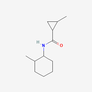molecular formula C12H21NO B4263842 2-methyl-N-(2-methylcyclohexyl)cyclopropanecarboxamide 
