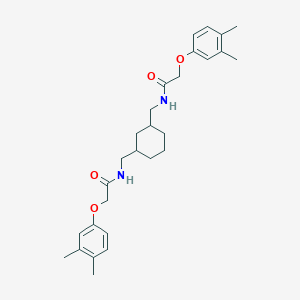 molecular formula C28H38N2O4 B4264120 N,N'-[1,3-cyclohexanediylbis(methylene)]bis[2-(3,4-dimethylphenoxy)acetamide] 