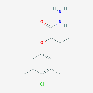 molecular formula C12H17ClN2O2 B4264206 2-(4-chloro-3,5-dimethylphenoxy)butanohydrazide 