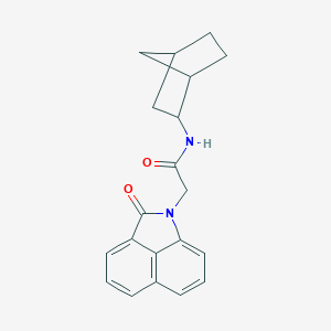 molecular formula C20H20N2O2 B426441 N-bicyclo[2.2.1]hept-2-yl-2-(2-oxobenzo[cd]indol-1(2H)-yl)acetamide CAS No. 1140908-22-0