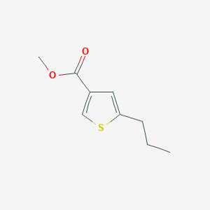 molecular formula C9H12O2S B4264714 methyl 5-propyl-3-thiophenecarboxylate 