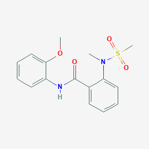 N-(2-methoxyphenyl)-2-[methyl(methylsulfonyl)amino]benzamide