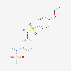 4-ethoxy-N-{3-[methyl(methylsulfonyl)amino]phenyl}benzenesulfonamide