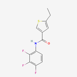 molecular formula C13H10F3NOS B4265270 5-ethyl-N-(2,3,4-trifluorophenyl)-3-thiophenecarboxamide 