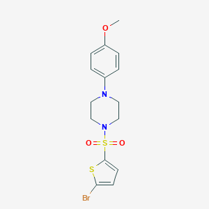 1-[(5-Bromothiophen-2-yl)sulfonyl]-4-(4-methoxyphenyl)piperazine