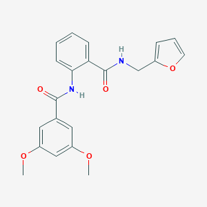 N-{2-[(furan-2-ylmethyl)carbamoyl]phenyl}-3,5-dimethoxybenzamide