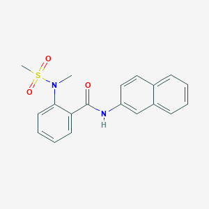 2-[methyl(methylsulfonyl)amino]-N-(2-naphthyl)benzamide