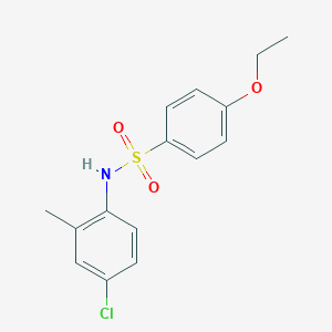 molecular formula C15H16ClNO3S B426561 N-(4-chloro-2-methylphenyl)-4-ethoxybenzenesulfonamide 