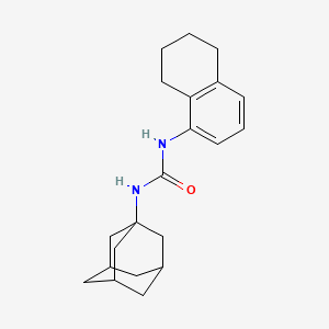 molecular formula C21H28N2O B4265835 N-1-adamantyl-N'-(5,6,7,8-tetrahydro-1-naphthalenyl)urea CAS No. 438219-91-1