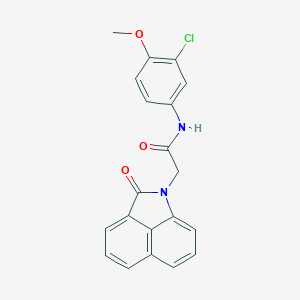 N-(3-chloro-4-methoxyphenyl)-2-(2-oxobenzo[cd]indol-1(2H)-yl)acetamide