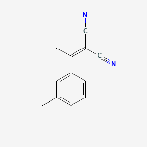 molecular formula C13H12N2 B4265925 [1-(3,4-dimethylphenyl)ethylidene]malononitrile 