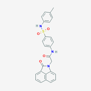 2-(2-oxobenzo[cd]indol-1(2H)-yl)-N-[4-(4-toluidinosulfonyl)phenyl]acetamide