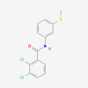 molecular formula C14H11Cl2NOS B4266606 2,3-dichloro-N-[3-(methylthio)phenyl]benzamide 