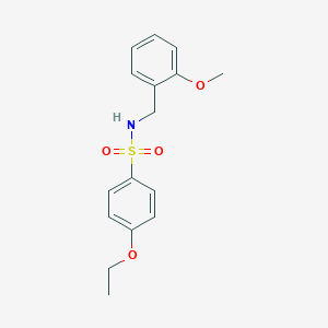 4-ethoxy-N-(2-methoxybenzyl)benzenesulfonamide