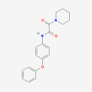 molecular formula C19H20N2O3 B426697 2-oxo-N-(4-phenoxyphenyl)-2-(1-piperidinyl)acetamide 