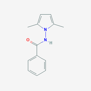 molecular formula C13H14N2O B426704 N-(2,5-dimethyl-1H-pyrrol-1-yl)benzamide CAS No. 32558-63-7