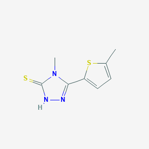 molecular formula C8H9N3S2 B4267127 4-methyl-5-(5-methyl-2-thienyl)-4H-1,2,4-triazole-3-thiol CAS No. 588687-46-1