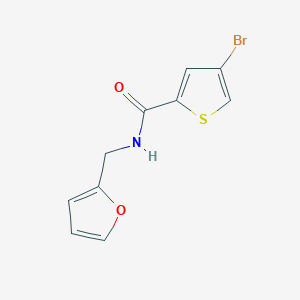 molecular formula C10H8BrNO2S B4267253 4-bromo-N-(2-furylmethyl)-2-thiophenecarboxamide 