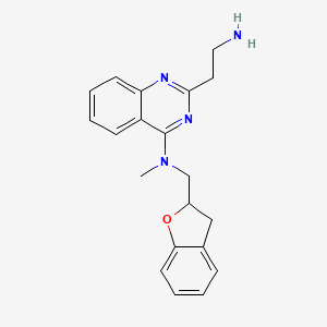 molecular formula C20H22N4O B4267335 2-(2-aminoethyl)-N-(2,3-dihydro-1-benzofuran-2-ylmethyl)-N-methyl-4-quinazolinamine dihydrochloride 