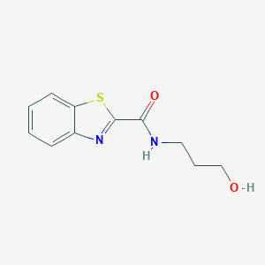 N-(3-hydroxypropyl)-1,3-benzothiazole-2-carboxamide
