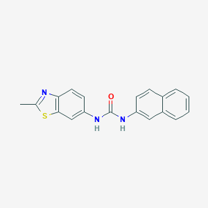 1-(2-Methyl-1,3-benzothiazol-6-yl)-3-naphthalen-2-ylurea