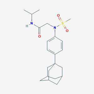 2-[4-(1-adamantyl)(methylsulfonyl)anilino]-N-isopropylacetamide