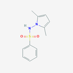 molecular formula C12H14N2O2S B426781 N-(2,5-dimethyl-1H-pyrrol-1-yl)benzenesulfonamide 