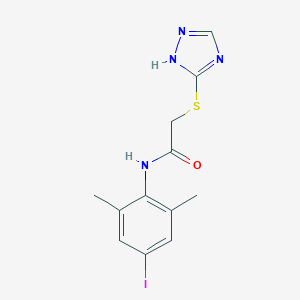 N-(4-iodo-2,6-dimethylphenyl)-2-(4H-1,2,4-triazol-3-ylsulfanyl)acetamide