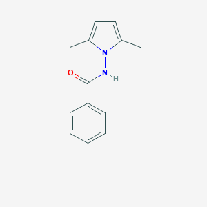 molecular formula C17H22N2O B426794 4-tert-butyl-N-(2,5-dimethyl-1H-pyrrol-1-yl)benzamide 