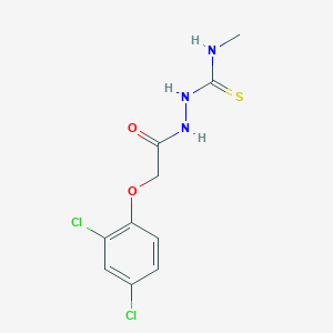 molecular formula C10H11Cl2N3O2S B4267955 2-[(2,4-dichlorophenoxy)acetyl]-N-methylhydrazinecarbothioamide 