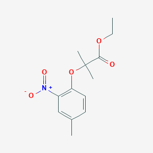 ethyl 2-methyl-2-(4-methyl-2-nitrophenoxy)propanoate