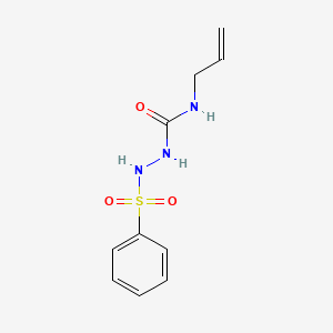 molecular formula C10H13N3O3S B4268060 N-allyl-2-(phenylsulfonyl)hydrazinecarboxamide 