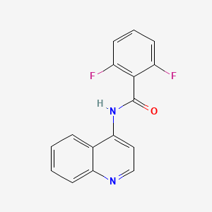 molecular formula C16H10F2N2O B4268070 2,6-difluoro-N-4-quinolinylbenzamide 