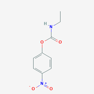 molecular formula C9H10N2O4 B042681 4-硝基苯基乙基氨基甲酸酯 CAS No. 17576-41-9