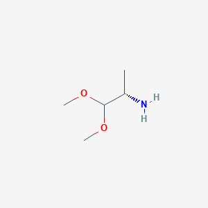 molecular formula C5H13NO2 B042682 (2S)-1,1-二甲氧基丙烷-2-胺 CAS No. 55707-41-0