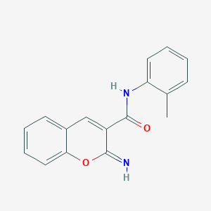 2-imino-N-(2-methylphenyl)-2H-chromene-3-carboxamide
