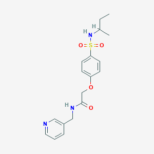 2-(4-sec-Butylsulfamoyl-phenoxy)-N-pyridin-3-ylmethyl-acetamide